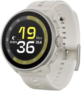 SUUNTO Run GPS Running Watch, 1.32" AMOLED Touch Screen, Lightweight, Multisport, Activity Tracker, Accurate GPS, Running, 12-Day Battery Life, 4GB Offline Music (Silicone Strap, Frost Gray(Silicone))