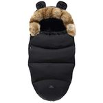 Gorger Pram Footmuffs Universal Winter Warm Waterproof Windproof Outdoor Baby Bunting Bags Suitable for Pushchairs, Strollers, Prams, Buggy, Car Seat, Baby Bed