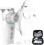 Portable Nebulizer for Adults & Kids, Auto-Cleaning Rechargeable Handheld Mesh Nebulizer Machine, Travel & Home Use, Fast Relief for Breathing Problems, Ultra Quiet