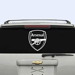 Arsenal FC Soccer Logo Stickers Symbol 5.5" Decorative DIE Cut Decal for Cars Tablets LAPTOPS Skateboard - White Color