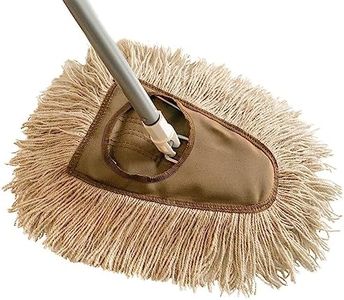 Stanley Home Products Washable Nylon Dry Mop - Removes Dust and Dirt from Surfaces and Hard to Reach Areas (Complete Mop)