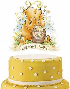 Classic Winnie Cake Topper For Birthday Party Cake Decorations Baby Shower Decorations For Winnie Bee Theme Party Supplies 1 St Birthday