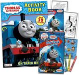 Thomas the Train Coloring and Activity Book Set with over 90 Stickers (2 Books, 4 Sticker Sheets)