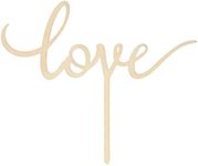 LOVENJOY Wooden Love Cake Topper Ru