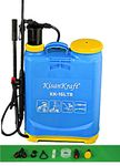 KisanKraft Agriculture Sprayer 16 Litre Manual Knapsack Backpack Garden Water Sprayer for Plants | Sprayer Pump for Garden, Farm, and Pest Control | Agriculture Sprayer Pump | Blue