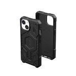 UAG Case Compatible with iPhone 15 Plus Case 6.7" Monarch Pro Carbon Fiber Built-in Magnet Compatible with MagSafe Charging Premium Rugged Military Grade Dropproof Protective Cover by URBAN ARMOR GEAR