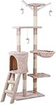 CA&T P.J Pet Products Ultimate Cat Play Tower and Scratching Post - One Size (Easy Climber)