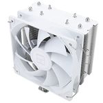 Thermalright Assassin X 120 SE White CPU Cooler, 4×5mm Heat Pipes, 120mm PWM Quiet Fan CPU Air Cooler With S-FDB Bearing, AGHP Technology, for AMD AM4 AM5/Intel 1700/1150/1151/1200(AX120SE WHITE)