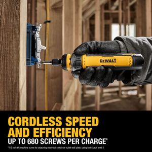 DEWALT Cordless USB Rechargeable Screwdriver – Compact Electric Tool