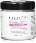 NeedCrystals Microdermabrasion Crystals, DIY Face Scrub. Natural Facial Exfoliator for Dull or Dry Skin Improves Scars, Blackheads, Pore Size, Wrinkles, Blemishes & Skin Texture. 227 Grams