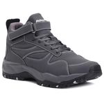 AVANT Men's Thar Sneaker Shoes- Soft Cushioned Insole, Slip-Resistant, Dynamic Feet Support, Arch Support & Shock Absorption, Trendy, Casual Footwear (AVMSH147CL01UK8_D.Grey_UK8)