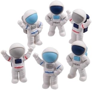 18Pcs Cute Outer Space Themed Erasers for Kids Bulk, Kawaii Fun Spaceman Desk Pet Pencil Erasers for School Classroom Supplies Prize Gifts Party Favors