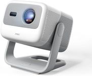 JMGO N1S 4K Smart Portable Projector, Triple Laser, 1100 ISO Lumens, Gimbal Instant Auto Focus, Google TV, Netflix, 110% BT.2020, HDR10, 10W Dolby Audio, Blu-ray 3D, 200" for Home, Outdoor, Gaming