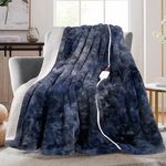 MAXEVE Electric Heated Throw Faux R