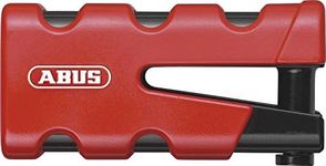 ABUS Granit Sledg 77 Grip red brake disc lock - Motorcycle lock with secure XPlus cylinder and reminder cable - ABUS security level 17 - Red