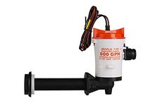 Seaflo 12v 800gph Livewell Live Bait Tank Aerator Submersible Cartridge Boat Bilge Pump