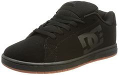 DC Shoes Men's Gaveler-Leather Shoes Sneaker, Black, 6 UK