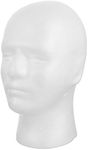 Totority Male Head Mannequin Head Men Mannequin Head, Mannequin Man Foam Mannequin Manikin Head Model Mannequin Head Foam Head Model for Display Hats Display Hair Display Foam Head