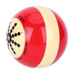 Keenso Portable Red Cue Ball Practice Billiard Cue Ball Training Assist Accessory for America Pool Eight Ball