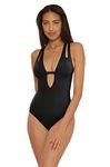 Becca by Rebecca Virtue Women's Standard Color Prism One Piece, Black, Medium