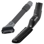 Spares2go Brush Kit compatible with Shark HZ500 HZ500UK HZ500UKT Vacuum Cleaner Blinds Dust Crevice Tool Attachment Set