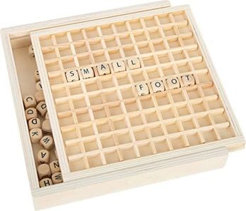 small foot Sistemare le parole "Educate", Gioco di apprendimento per imparare l'ABC, da 6 anni, 10952