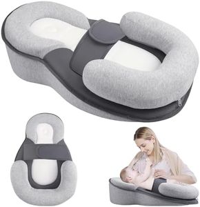 VeftBltrem Mom's Breastfeeding Support Pillow, Breastfeeding Support Pillow, Nursing Pillow with Adjustable Safety Strap for Postpartum Feeding