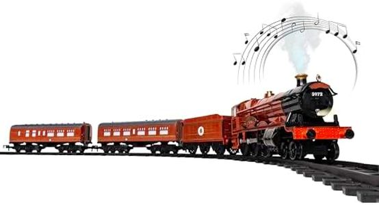 Lionel Battery-Operated Hogwarts Express Toy Train Set with Bluetooth, Locomotive, Train Cars, & Track with Authentic Train Sounds, Lights, & Water Vapor Smoke Effects for Kids 4+