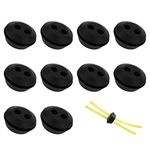 10 PCS Rubber Fuel Grommet Universal Petrol Fuel Pipe Grommet Pipe Hose Washer Grommet Tube Seal Kit for Brush Cutter Trimmer Lawn Mower Shears Prune