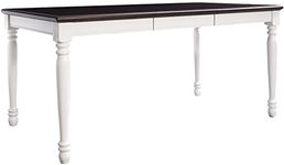 Crosley Furniture CF2002-WH Shelby Expandable Dining Table - White