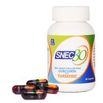 SNEC30 Liquid Ayurvedic Curcumin Capsules,900mg I No Piperine I Self Dissolving Turmeric I Nano Cucuminoids I Technology Patented in USA I 60 Capsules