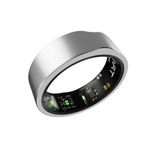 FITTR HART X2 Smart Ring | Size First w/Sizing Kit | Sleep, Recovery, Activity & Fitness Tracker | 8-Day Battery, 50m Water Resistance | (Frost Silver, 10)
