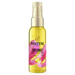 Pantene Pro-V Coconut Infused Hair Oil, 100ml, For Dry, Damaged Hair, Leave-In Conditioner for Curly Hair