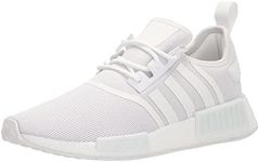 adidas Originals Men's NMD_R1 Sneaker, White/White, 7