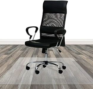 NOVA FORMA Tapis protège Sol Eco-Mat en Pet recyclé – Tapis antidérapant sous Chaise de Bureau – Tapis de Protection Contre Les Chocs, Rayures et saletés – 116 x 120 cm, sols durs