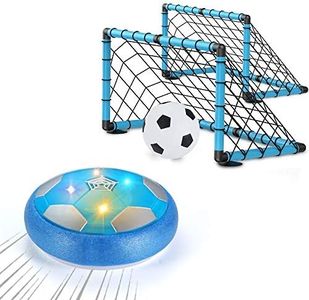OMWAY Kids Toys for 3-10 Year Old Boys, Hover Soccer Ball, 2021 Easter Christmas Birthday Gifts for Kids Age 3 4 5 6 7 8 9, Kids Games for Indoor Outdoor Backyard Outside, 2 Goals and Nets Included