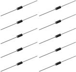 ECSiNG 50Pcs 1N5349B Zener Diodes High Power Voltage Regulators Inline Diodes 5W 12V for Solar Panel Charger Circuit Product Development