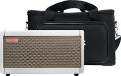 Positive Grid Spark Guitar Amplifier, Electric, Bass and Acoustic Guitar 40-Watt Combo Amp, Mobile App (Spark Pearl Bag Bundle)