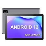 CWOWDEFU Tablet 10 inch Android 12 Tablets PC 6GB RAM 128GB ROM Octa-core 2.4G / 5G WiFi Tabletas, 10 HD Tablet for Kids 6000mAh Fast Charge, GPS