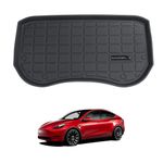 BASENOR RHD 2023 2022 2021 Cargo Mat Tesla Model 3 Frunk Mat Front Liner All-Protection Heavy Duty Cargo Liner Tesla Model 3 Accessories Black (Not Fit 2024 Model 3)