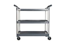 Rubbermaid Commercial Xtra Open Cart - Black