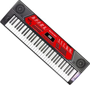 RockJam 61-Key Keyboard Piano – Portable Electronic Music Keyboard