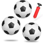 6 Inch Soccer Balls with Pump for Kids Toddler Baby, 3 Pack Mini Soft Football Ball Toy for Goal Set, Indoor Small Beach Ball Outdoor Sport Toy Gift for Girls Boy 3 4 5 6 7