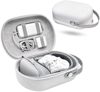 Macally Case for Apple Vision Pro - Protection That Travels With You - Lens Protector, Accessory Pouch, AirTag Slot, and Carry Handle – Protective Apple Vision Pro Accessories