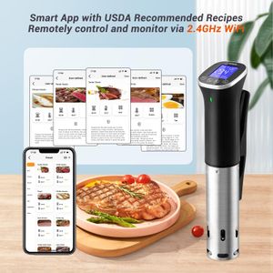 Inkbird WiFi Sous Vide Precision Cooker – ISV-300W, 300W Immersion Circulator