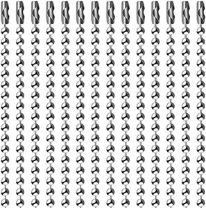Ball Chains, 80 PCS Stainless Steel Adjustable Ball Chains Connector Clasp for Keychains, Price Tags, Dog Tags, Jewelry Making (10cm/3.9 Inch)
