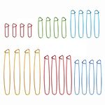 12 Pcs Stitch Holder Set, Assorted Colors Aluminium Cable Needles & Tapestry Yarn Needles Practical Knitting Tools for Blankets Scarves Quilts Other Knitting Project Crochet Projects