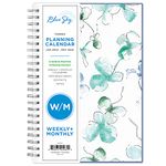 Blue Sky 2022 Weekly & Monthly Planner, 5" x 8", Frosted Flexible Cover, Wirebound, Lindley (101579-22)