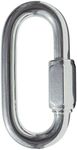 DuraBrite 316 Stainless Steel Oval Quick Link 3/8" - Marine Grade, Chain Link Connectors, Threaded Screw Links (Pack of 5)