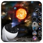 Elec3 Star Projector, Planetarium Projector for Bedroom Ultra Clear Galaxy Night Light with 4K Replaceable 12 Galaxy Discs 360 Degree Rotation Real Sky Light for Kids Room Birthday Valentines Gift